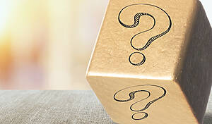Weekly Quiz for Feds; image - big gold box with questions mark