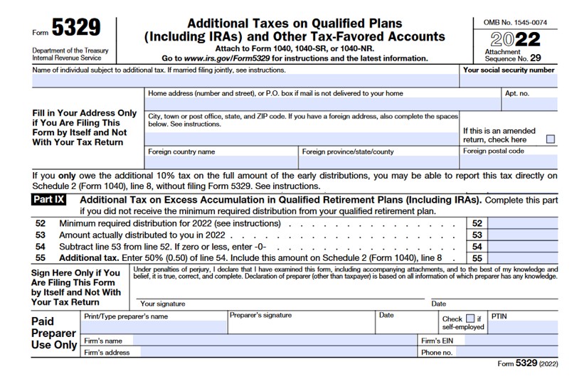 form 5329