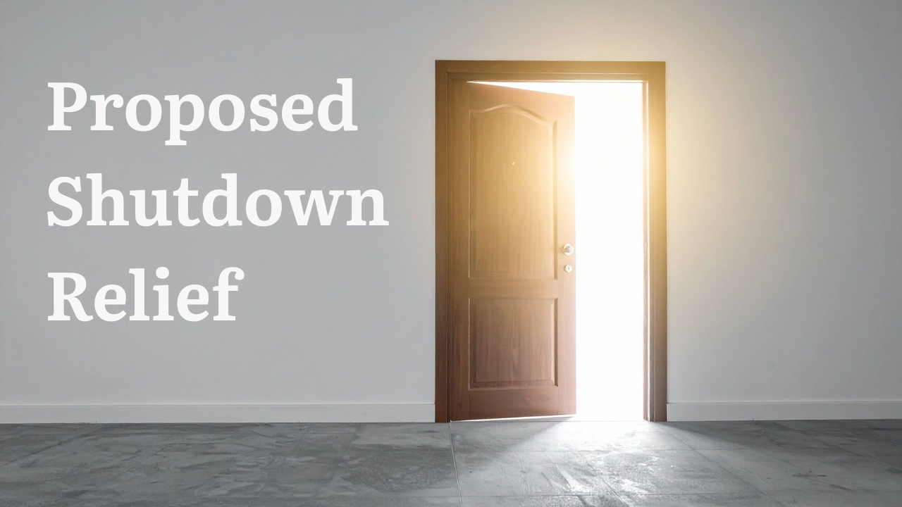 Proposed Shutdown Relief